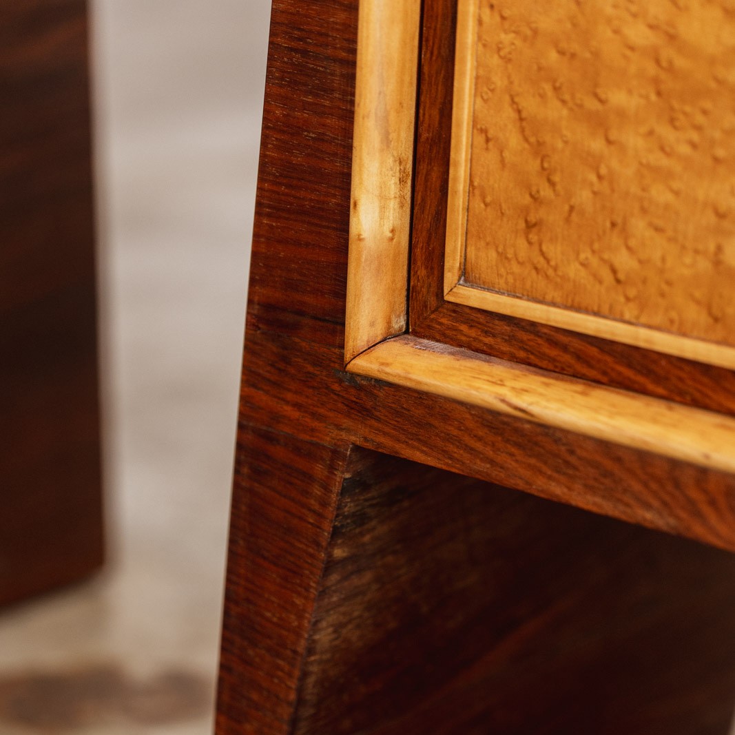 Paolo Buffa Nightstands for La Permanente Mobili Cantù, 1950s, Set of 2, 1950s