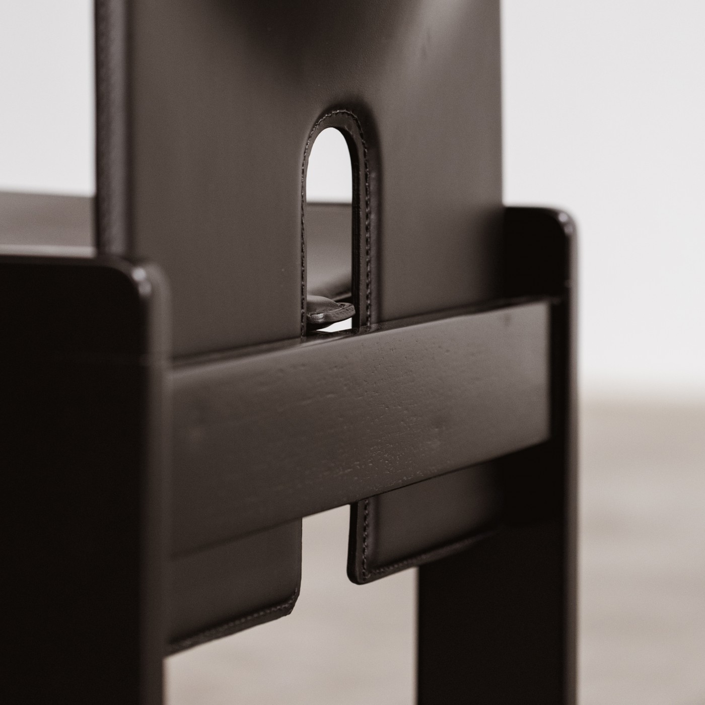 Afra & Tobia Scarpa "121" Dining Chairs for Cassina, Total black, 1965, Set of 8, 1960s