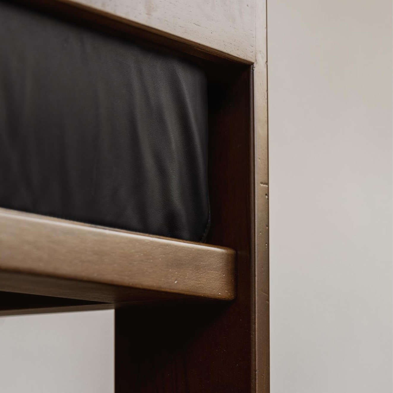 Afra & Tobia Scarpa “Bastiano” Sofa for Gavina, Black Leather, 1962, 1962