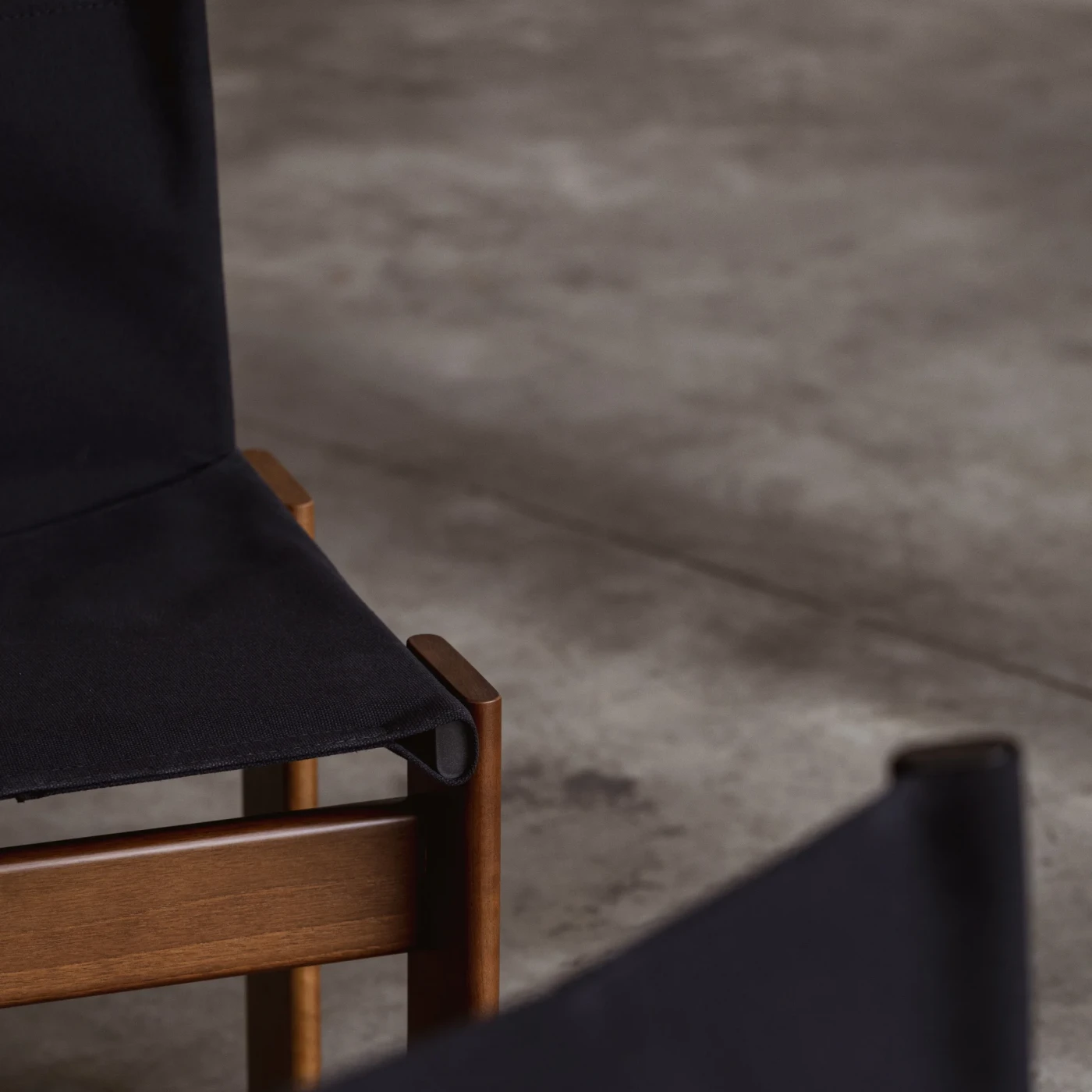 Afra & Tobia Scarpa "Monk" Dining Chairs for Molteni, Black Canvas,  1974, Set of 8, 1974