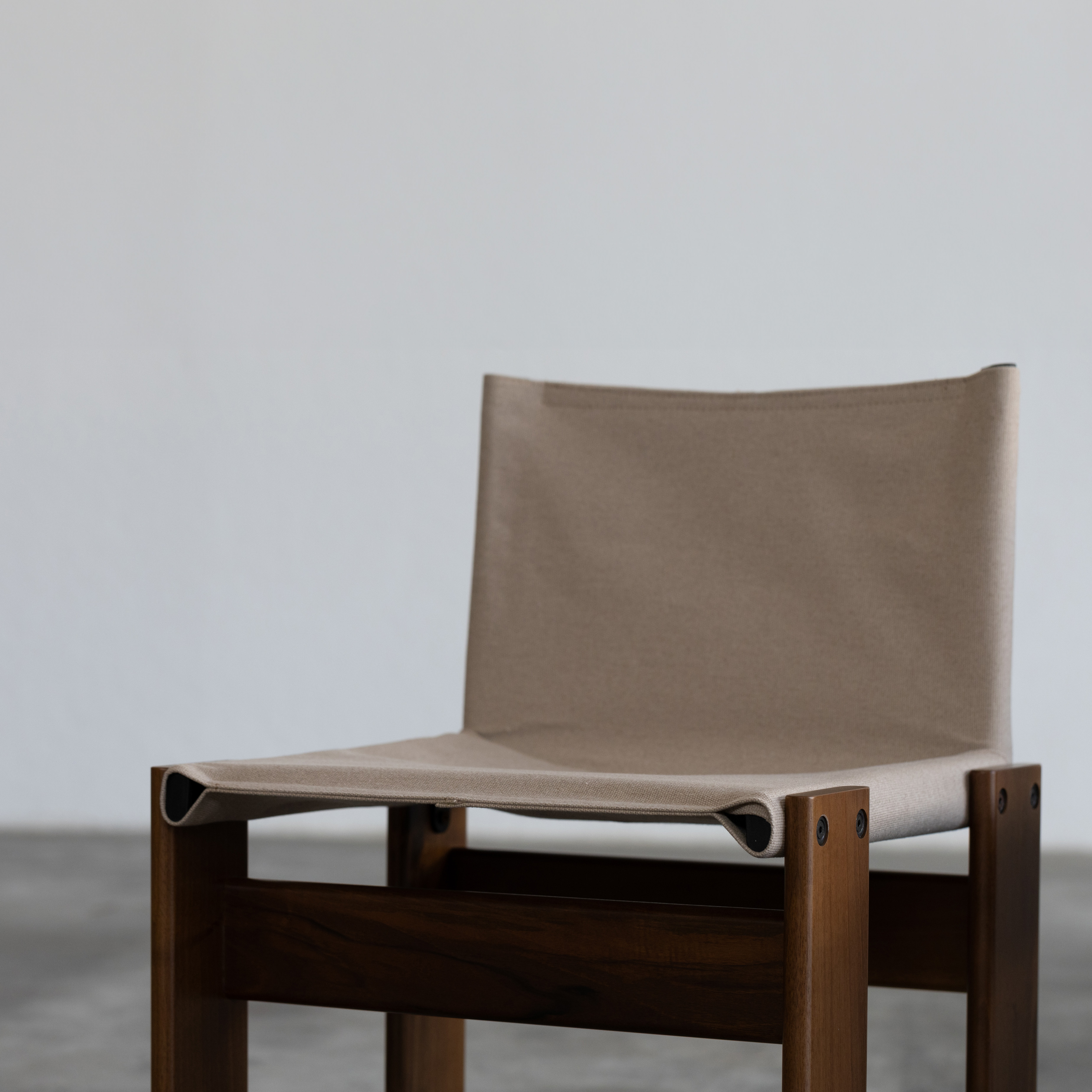 Afra & Tobia Scarpa "Monk" Chairs for Molteni, Ivory Canvas, 1974, Set of 8, 1974