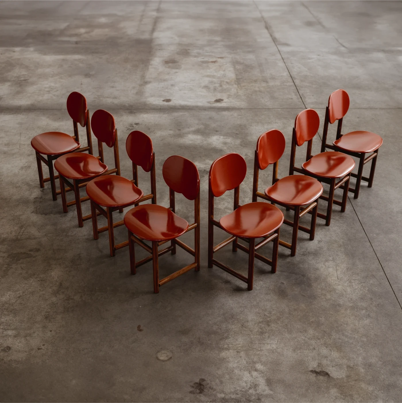 Afra & Tobia Scarpa "New Harmony" Dining Chairs for Maxalto, 1987, Set of 8, 1980s