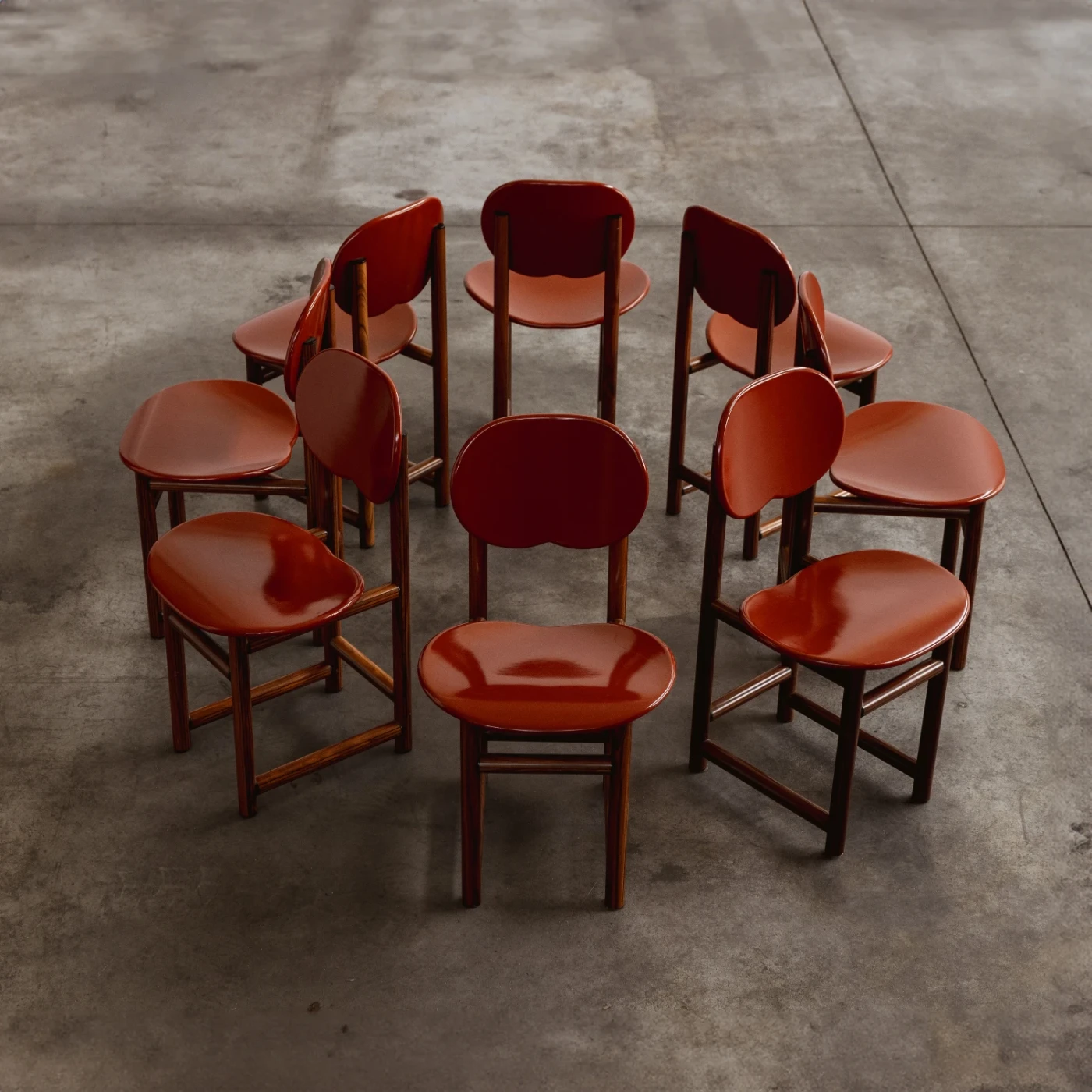 Afra & Tobia Scarpa "New Harmony" Dining Chairs for Maxalto, 1987, Set of 8, 1980s