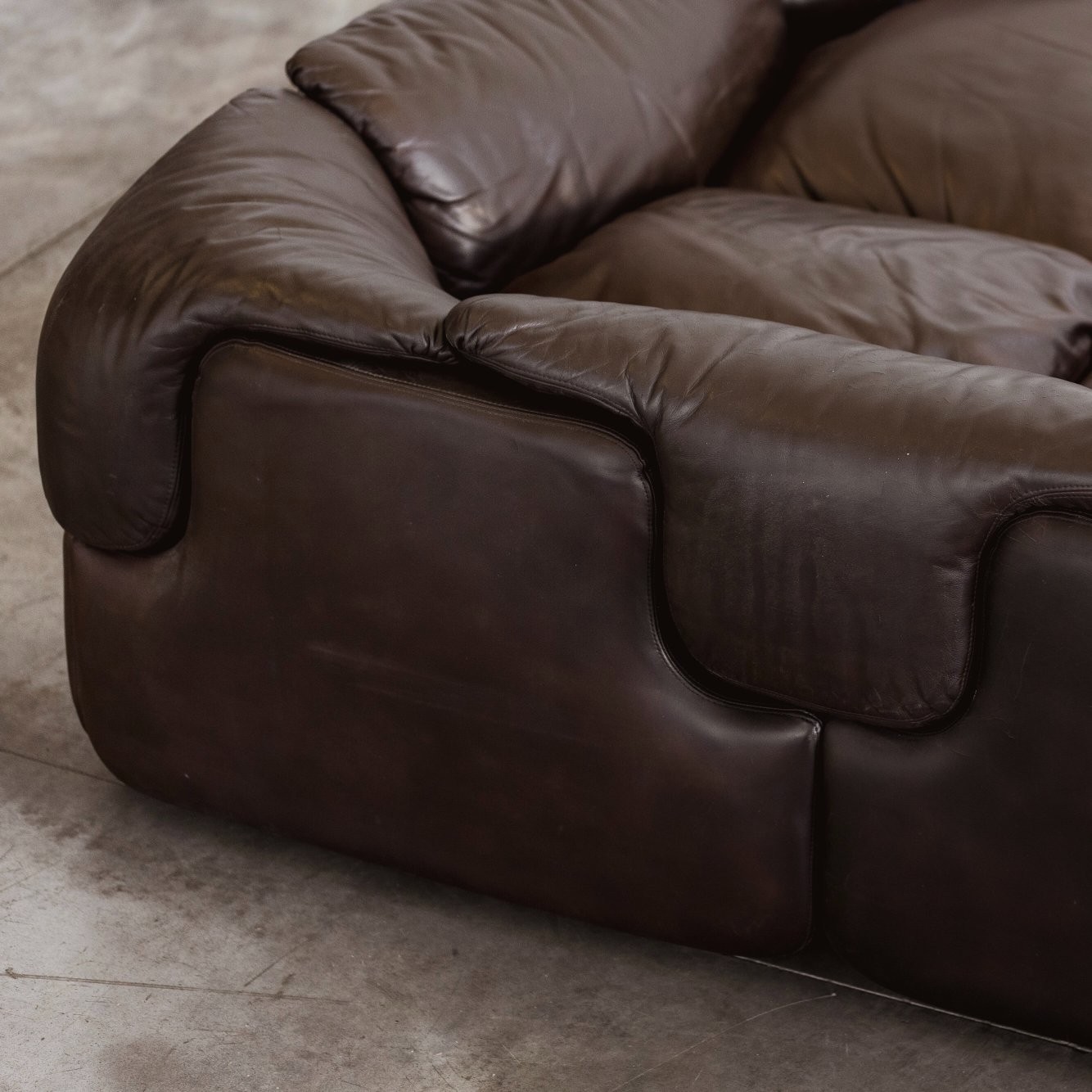 Alberto Rosselli “Confidential” Modular Sofa for Saporiti, 1972, Set of 6, 1972