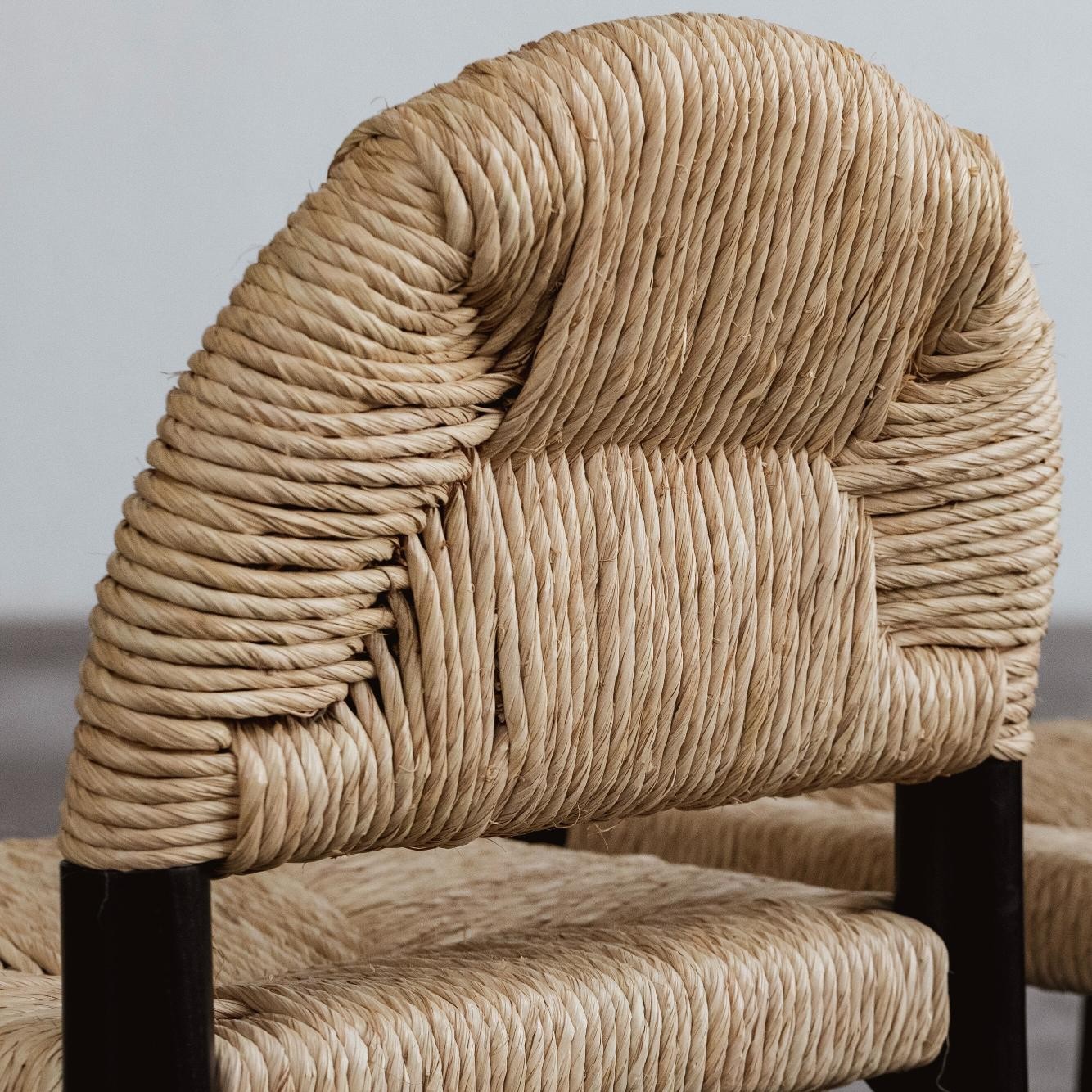 Alessandro Becchi “Toscanolla” Dining Chairs for Giovannetti, 1970, Set of 10, 1970