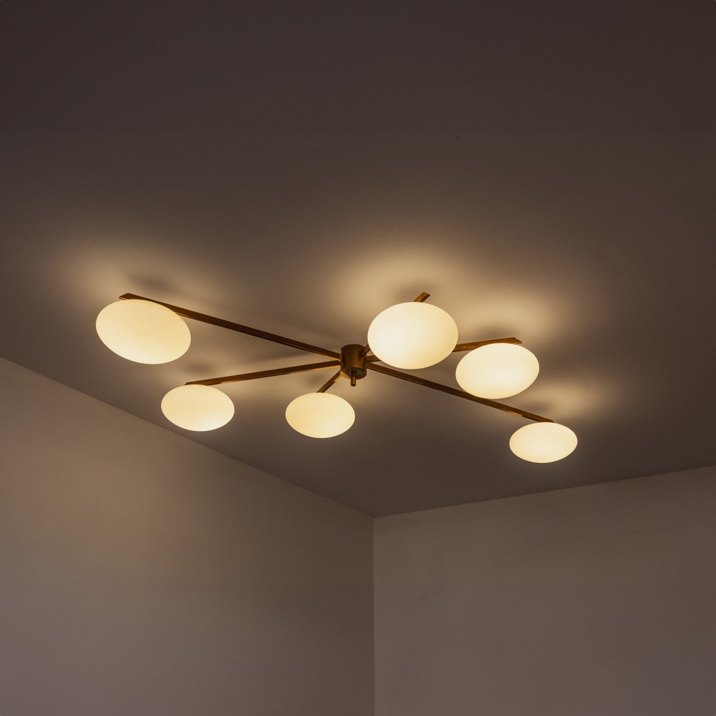 Angelo Lelii “Sei Lune” Ceiling Lamp for Arredoluce, 1961, 1961