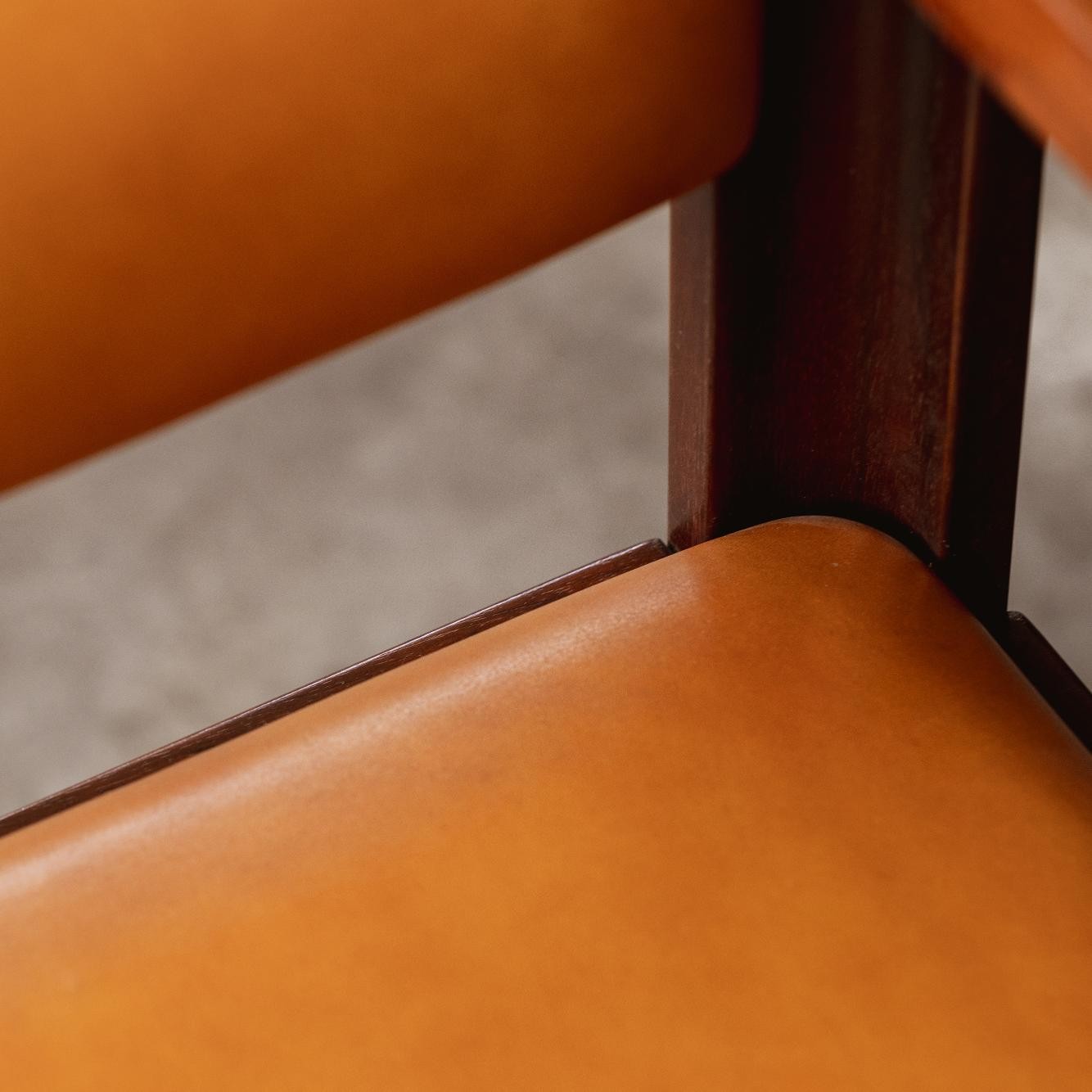 Angelo Mangiarotti “Idlor” Armchairs for Lorenzon, 1960, Set of 4, 1960s