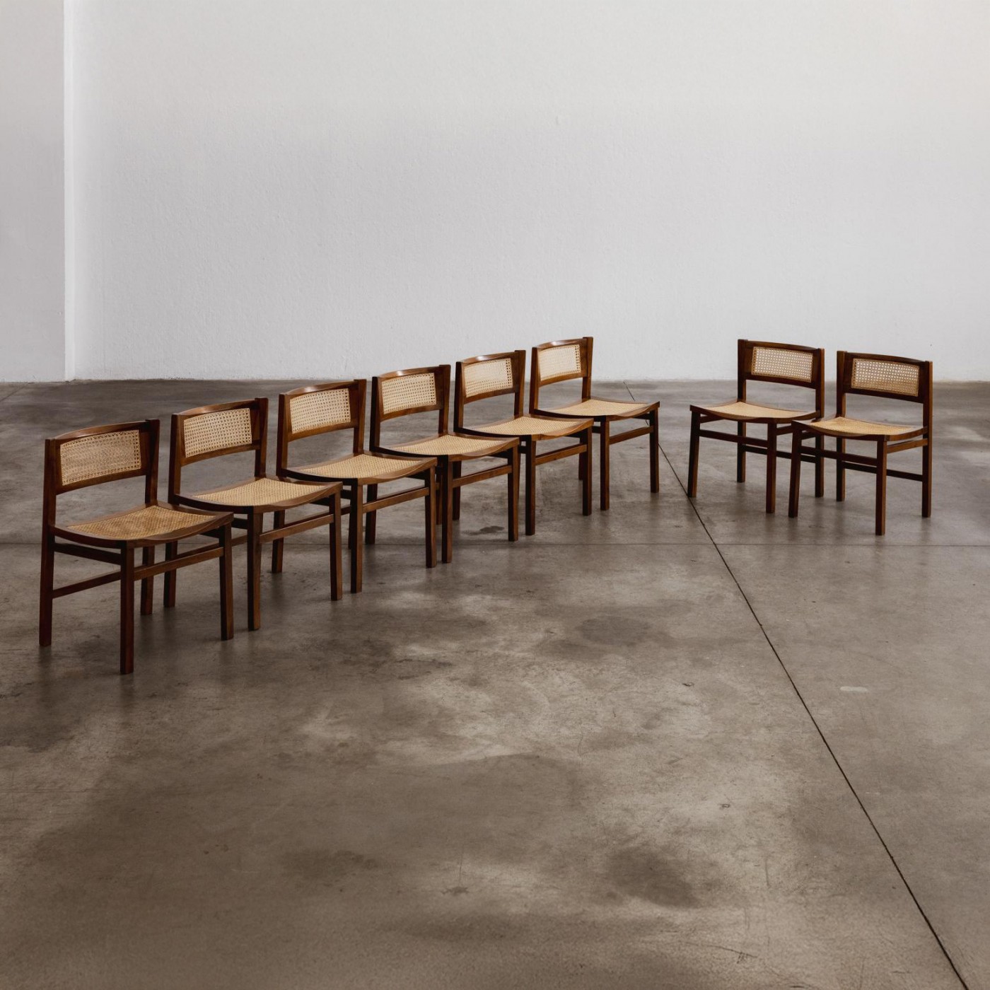 Carlo De Carli Dining Chairs for Longhi, 1960, Set of 8, 1960