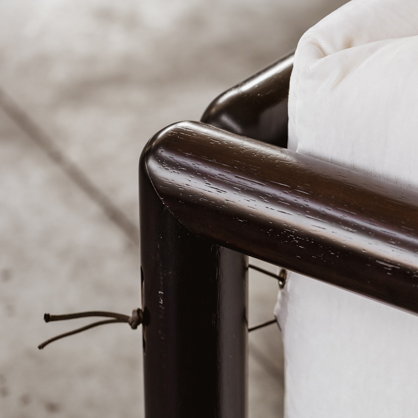 Carlo Scarpa “Cornaro” Three-seater Sofa for Gavina, Ivory Velvet, 1973, 1973