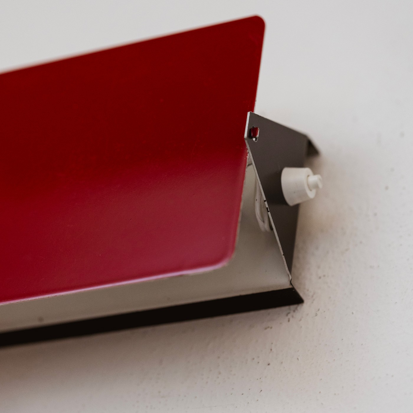 Charlotte Perriand “CP1” Sconces for Steph Simon, Red, 1958, Set of 2, 1958