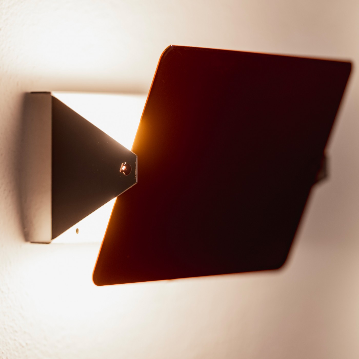 Charlotte Perriand “CP1” Sconces for Steph Simon, Red, 1958, Set of 2, 1958