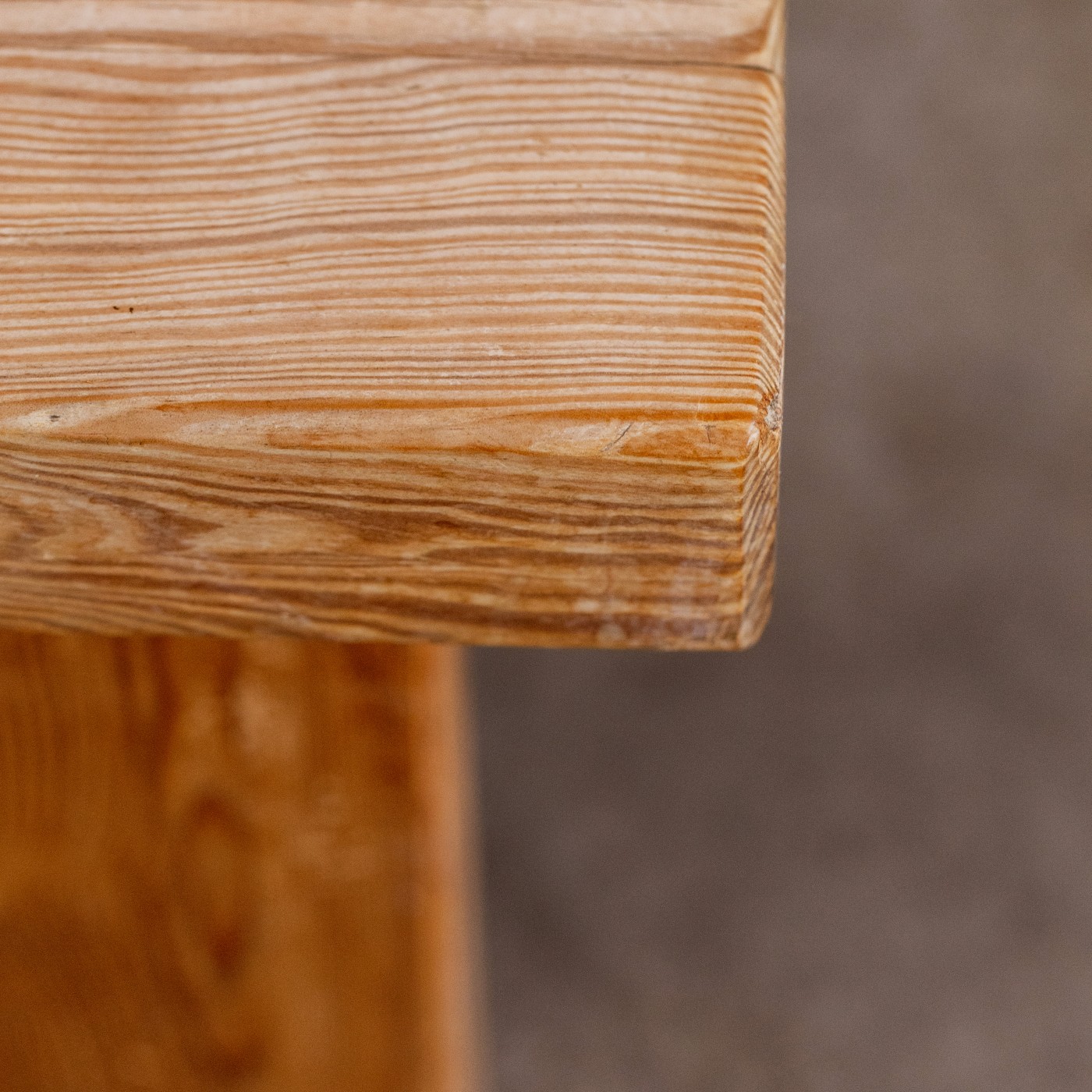 Christian Durupt Solid Coffee Table in Pine Wood, France, 1965, 1965