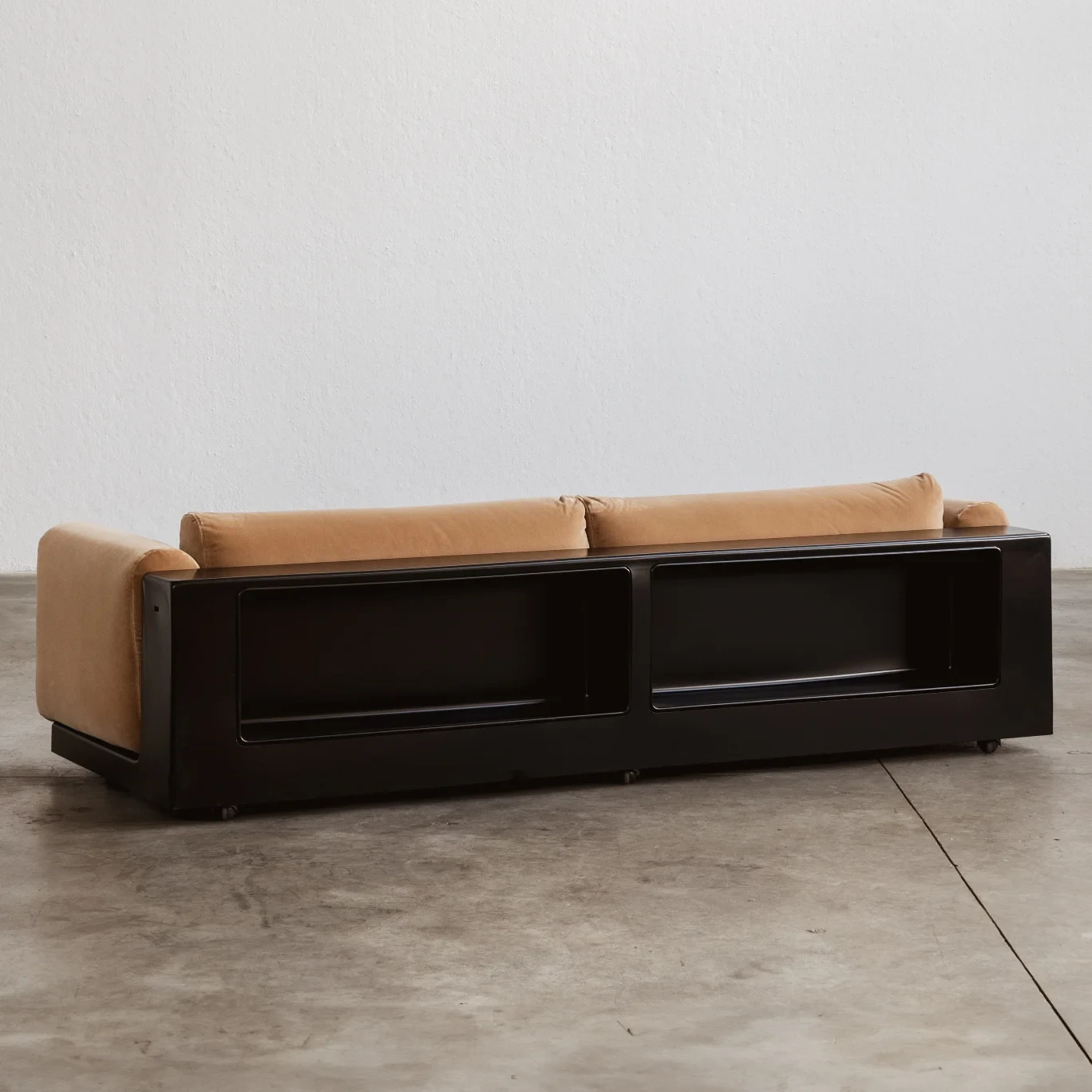 Cini Boeri "Gradual System" Sofas for Gavina, Camel Velvet, 1970, Set of 2, 1970