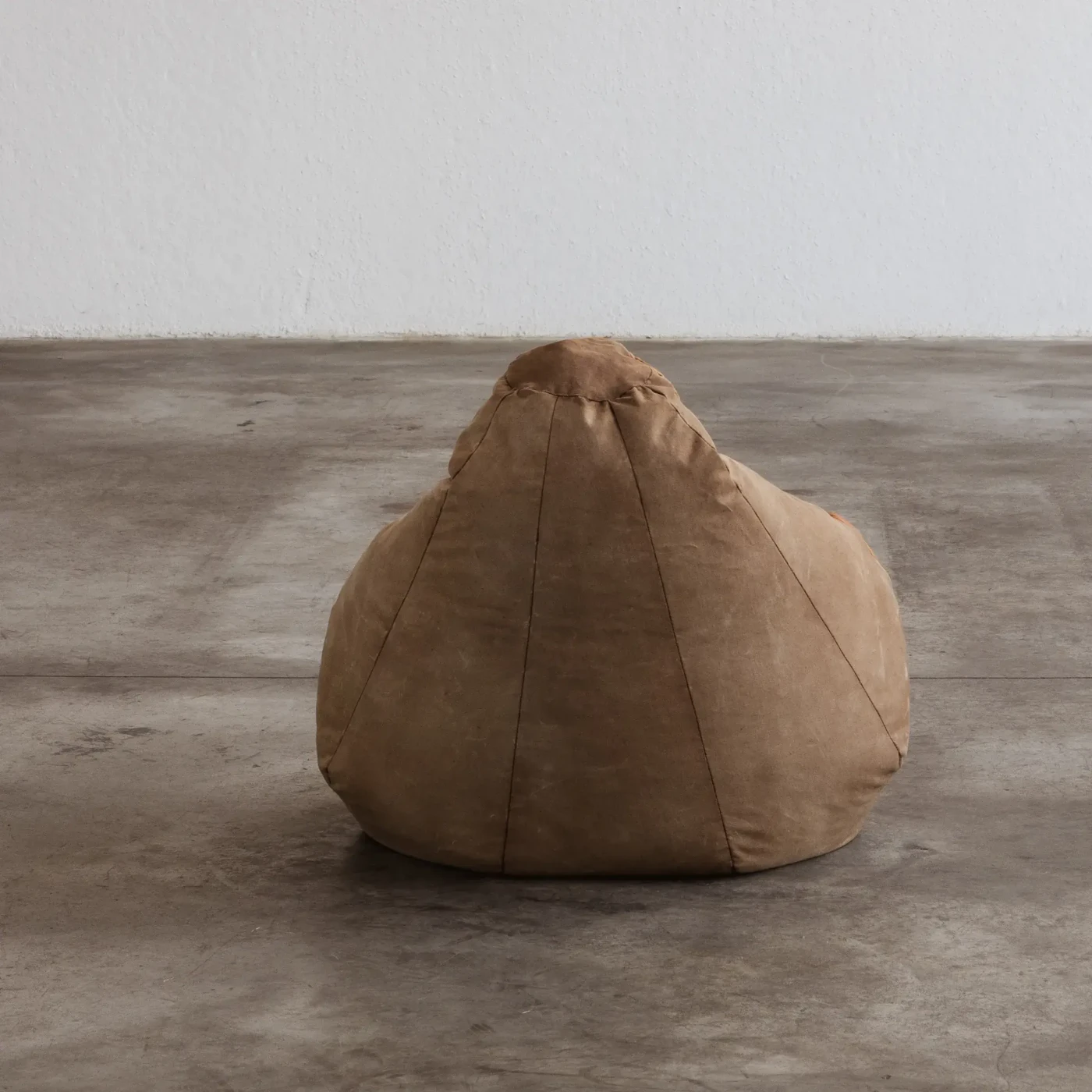 De Sede Patchwork Beanbag, Patinated Cognac Leather, 1970, 1970