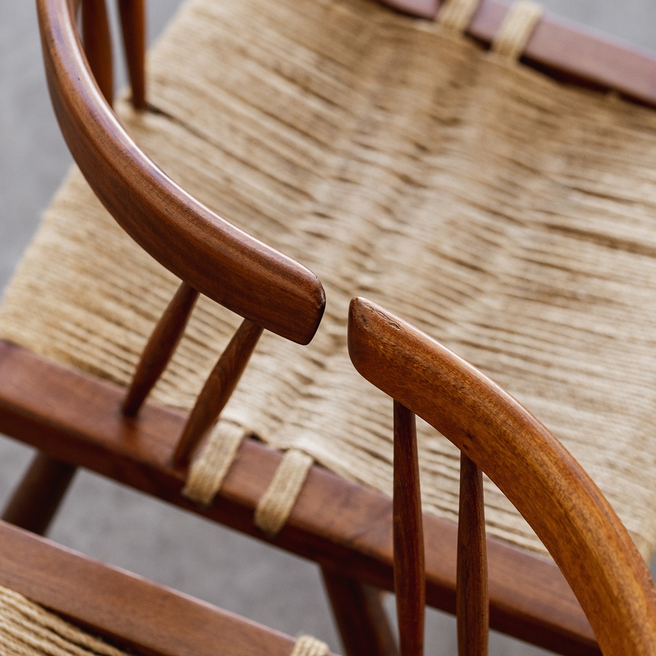 Dining Chairs in the style of George Nakashima, USA, 1947, Set of 4, 1947