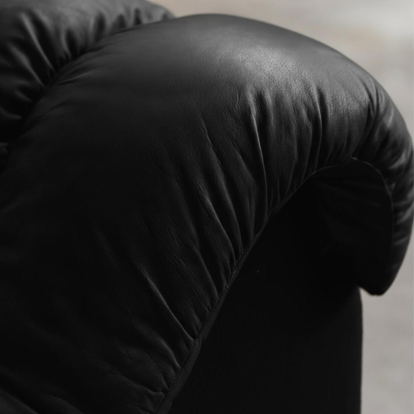 DS-600 “Snake” Sofa for De Sede, Black Leather, 1972, 1972