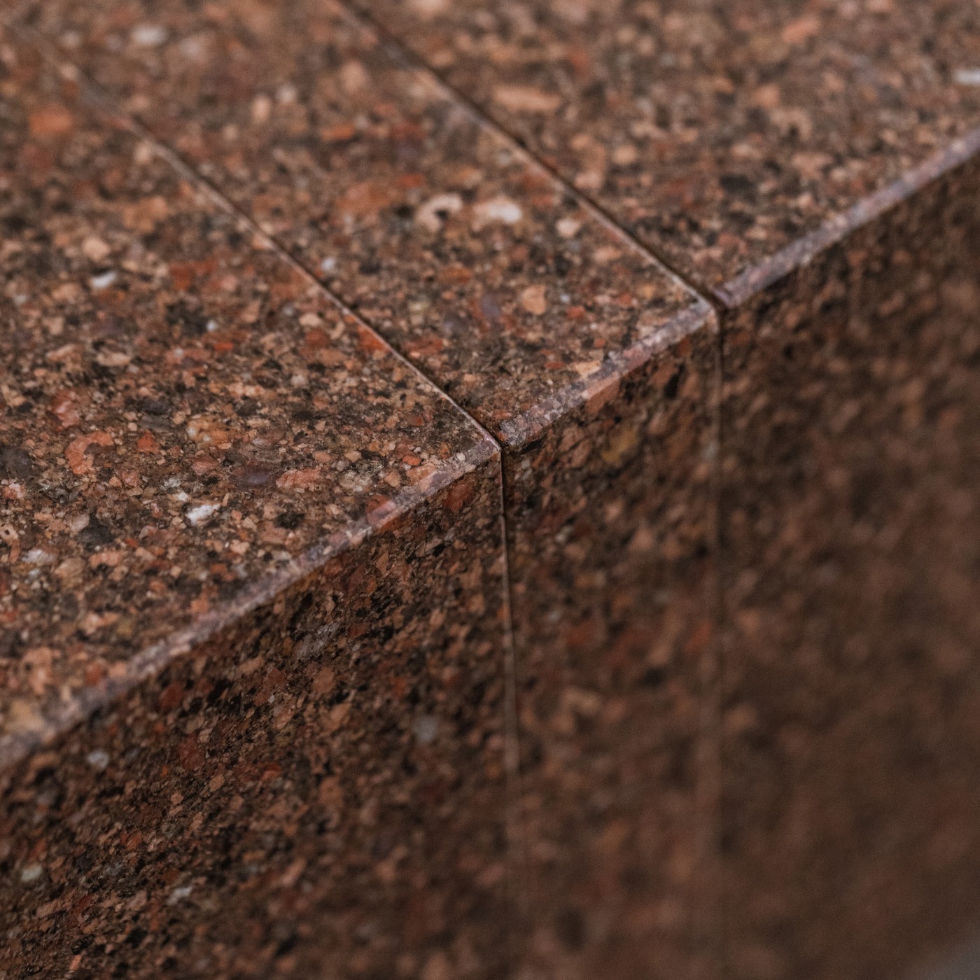 Eric Jacobson Coffee Table, Terrazzo Marble, 1990, 1990