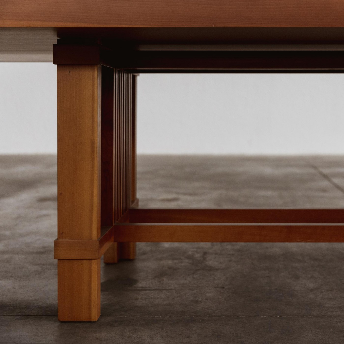 Frank Lloyd Wright “608 Taliesin” Dining Table for Cassina, Cherry Wood, 1925, 1917
