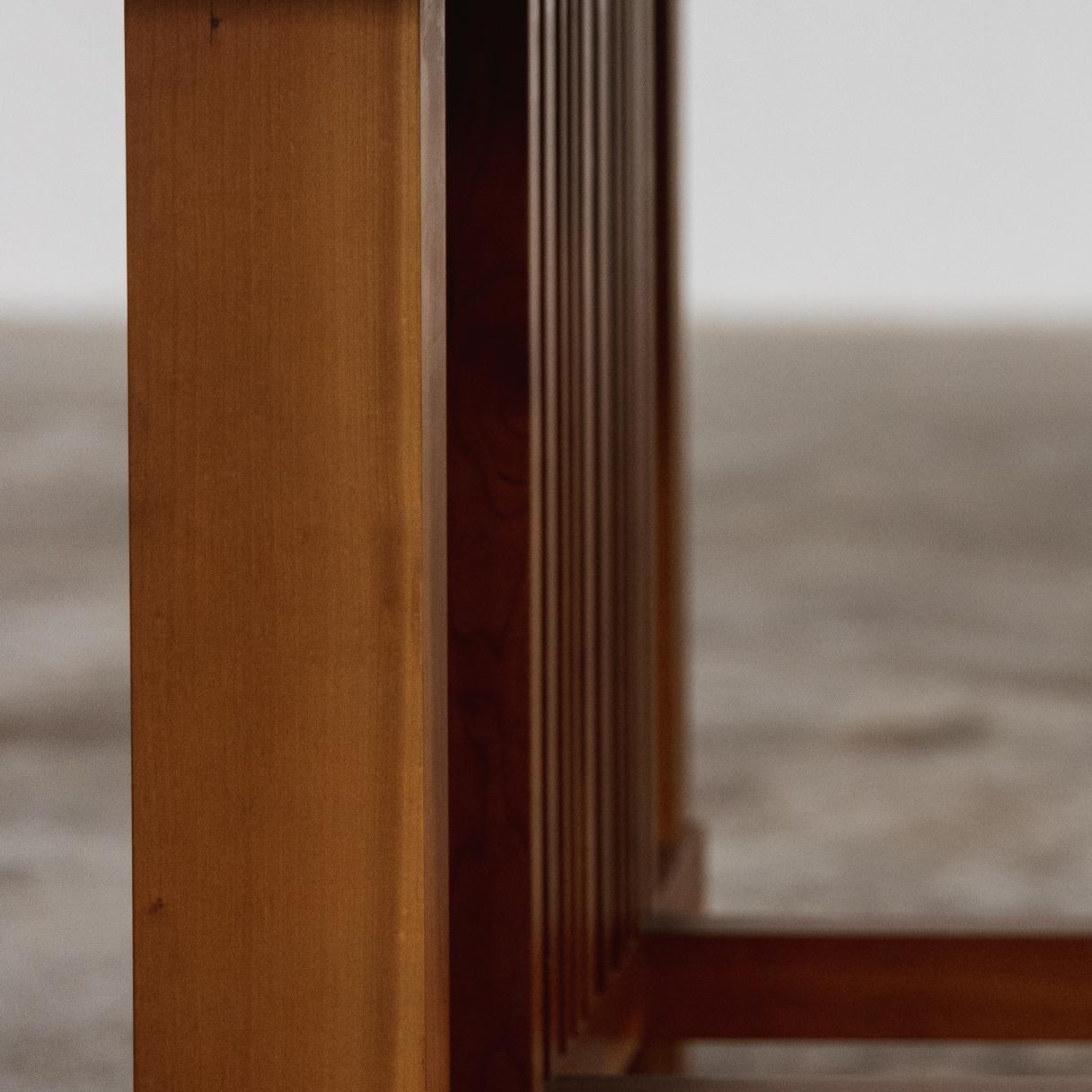 Frank Lloyd Wright “608 Taliesin” Dining Table for Cassina, Cherry Wood, 1925, 1917