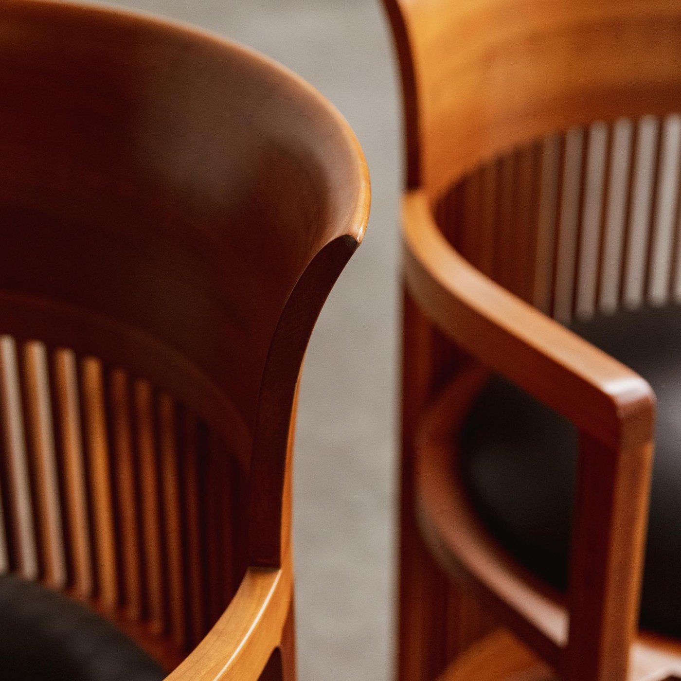 Frank Lloyd Wright "Barrel" Chairs for Cassina, 1937, Set of 4, 1937