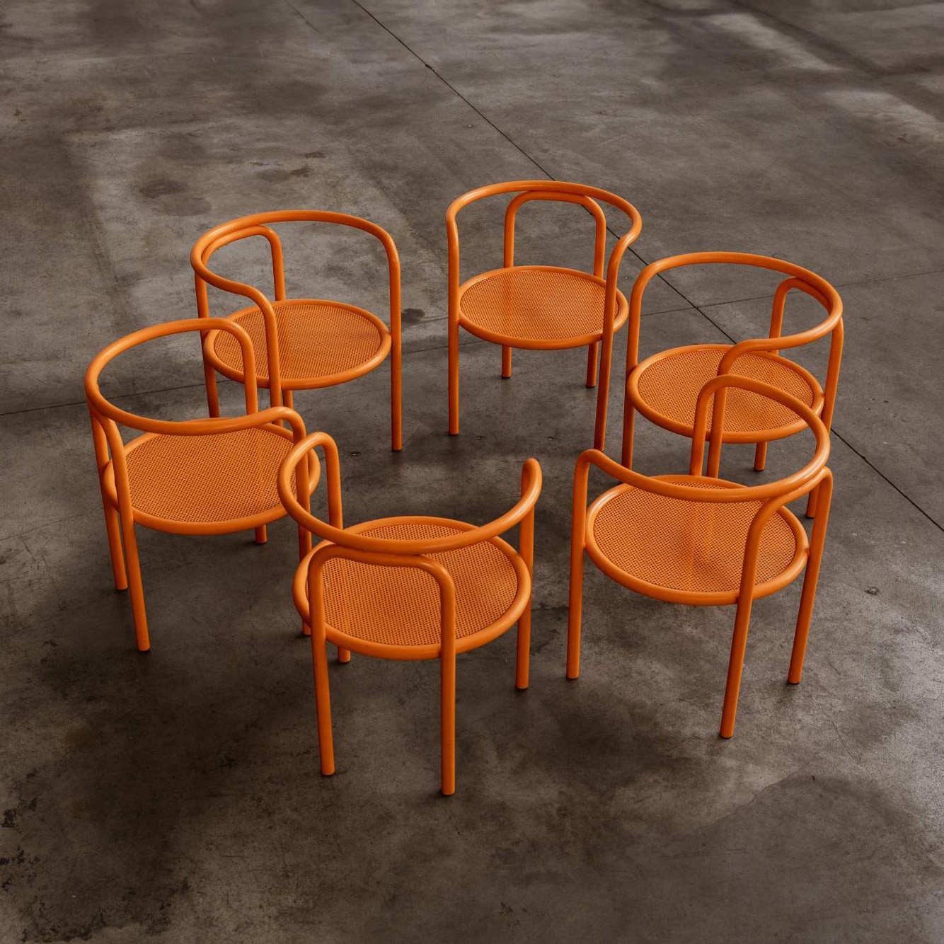 Gae Aulenti “Locus Solus” Dining Chairs for Poltronova, 1964, Set of 6, 1964