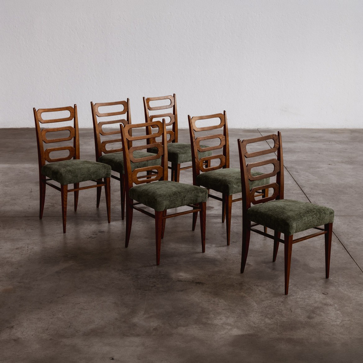 Gio Ponti & Emilio Lancia Chairs for Domus Nova, 1930, Set of 6, 1930