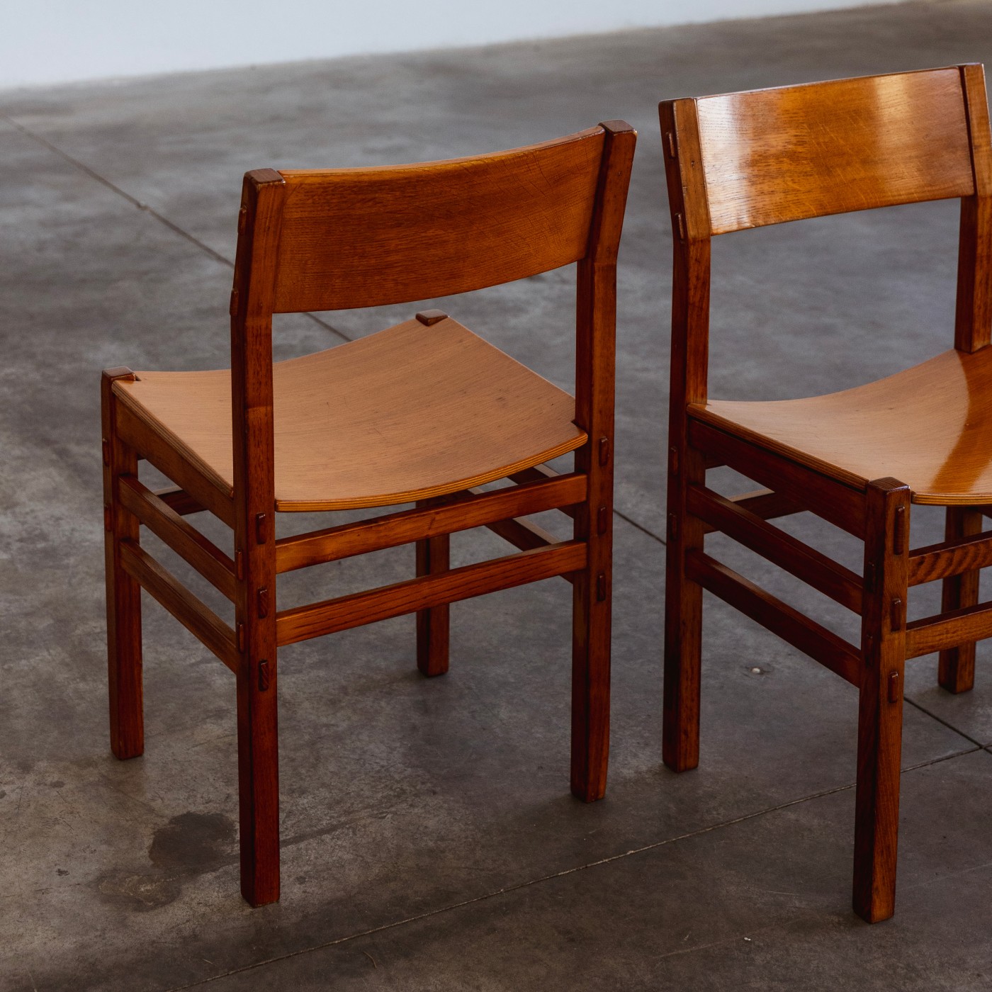 Giuseppe Rivadossi Dining Chairs for Officina Rivadossi, 1980, Set of 6, 1980