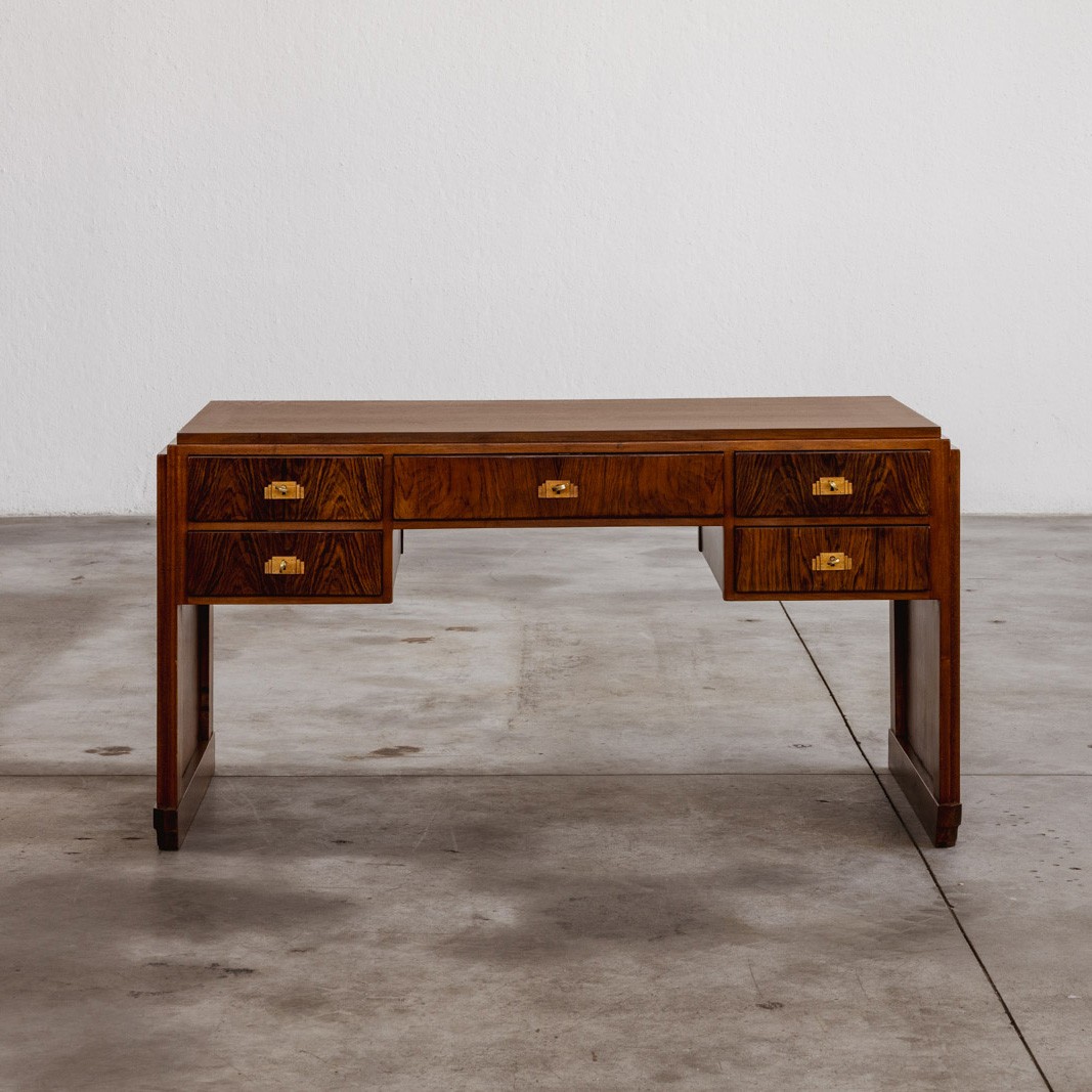 Jacques Adnet Directional Office Desk, 1948, 1948