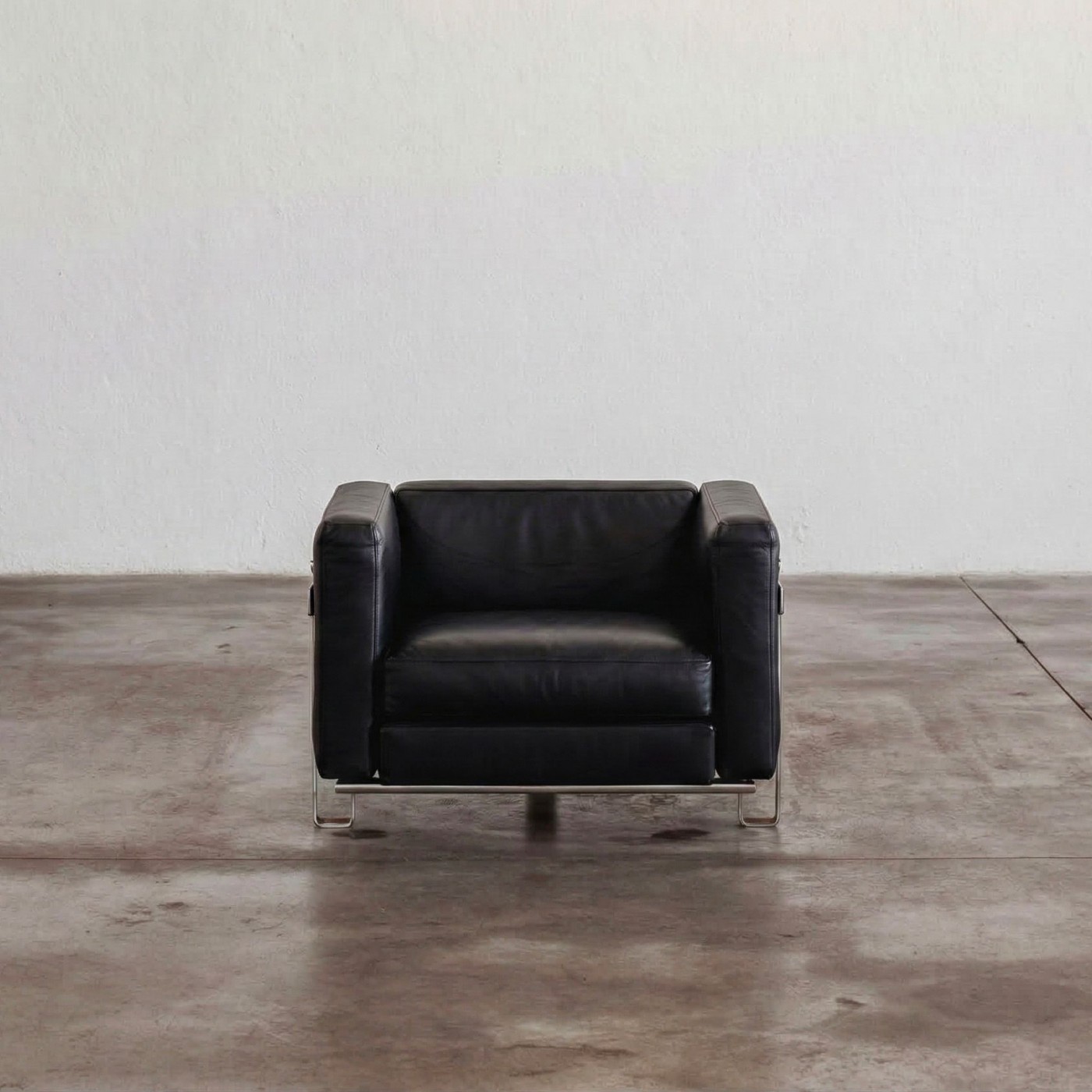 Kazuhide Takahama Armchairs for Simon Gavina, Black Leather, 1965, 1965
