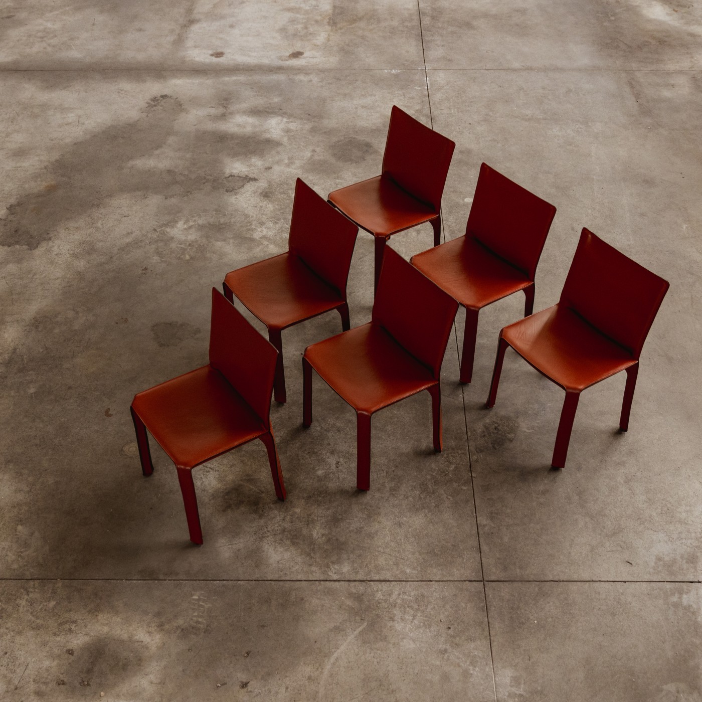 Mario Bellini "CAB 412" Dining Chairs for Cassina, 1978, Set of 6, 1978