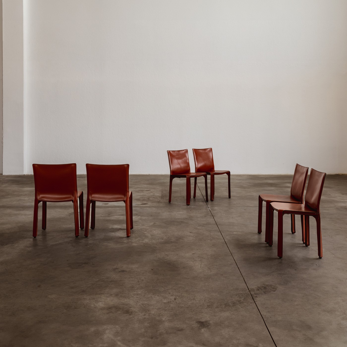 Mario Bellini "CAB 412" Dining Chairs for Cassina, 1978, Set of 6, 1978