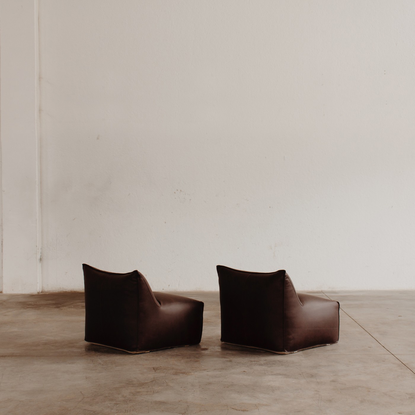 Mario Bellini “Le Bambole” Lounge Chairs for B&B Italia, 1971, Set of 2, 1971