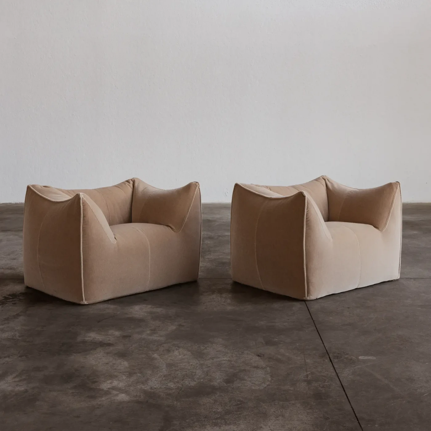 Mario Bellini "Le Bambole" Armchairs for B&B Italia, 1971, Set of 2, 1971