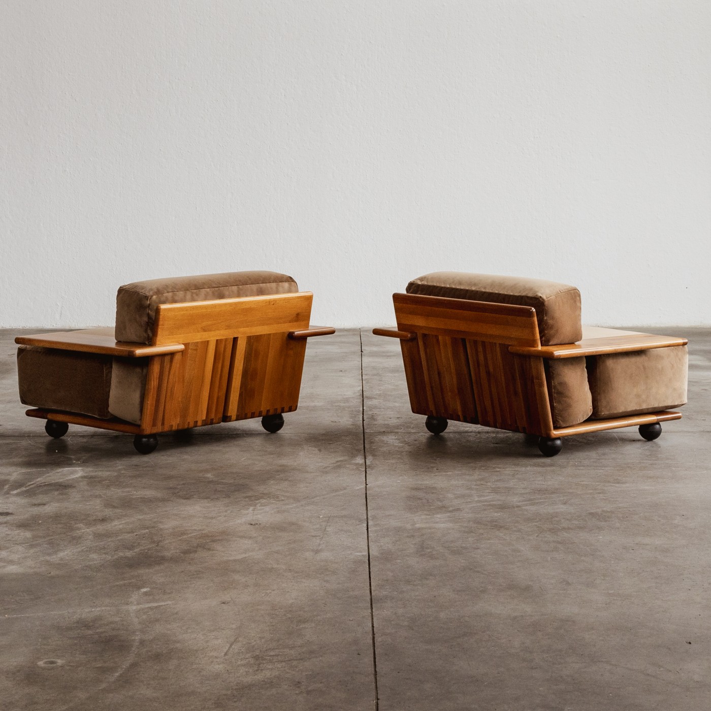 Mario Bellini "Pianura" Armchairs for Cassina, 1971, set of 2, 1970s