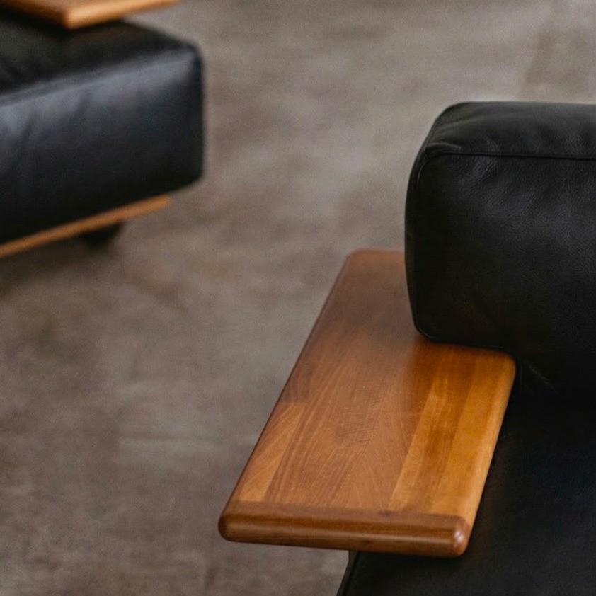 Mario Bellini "Pianura" Armchairs for Cassina, black leather, 1971, set of 2, 1970s