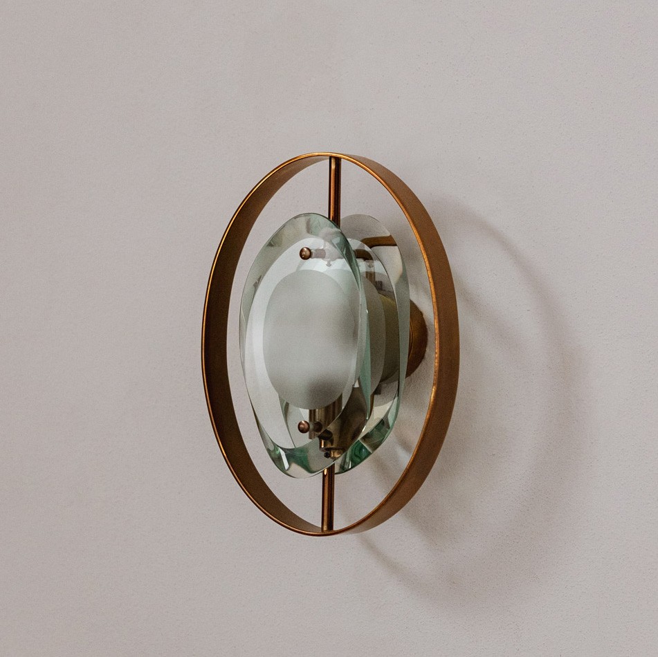 Max Ingrand “2240” Sconces for Fontana Arte, 1961, Set of 2, 1961