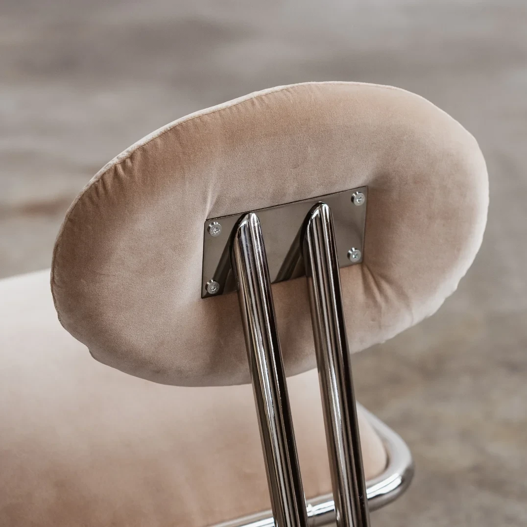 Modernist Lounge Chairs, Camel Velvet, 1970, Set of 2, 1970