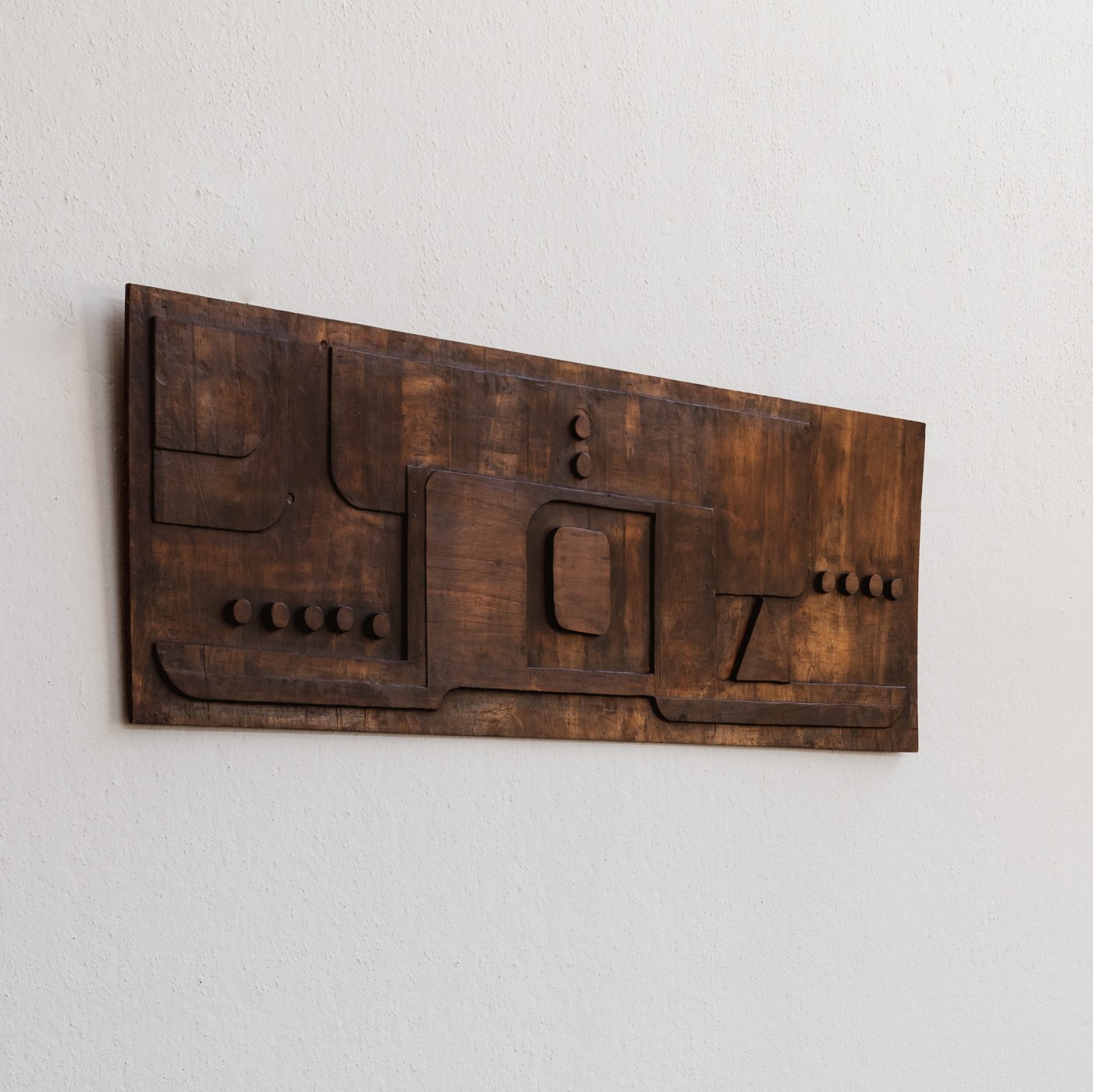 Nerone & Patuzzi Sculptural Wooden Wall Panel for NP2, 1973, 1970s