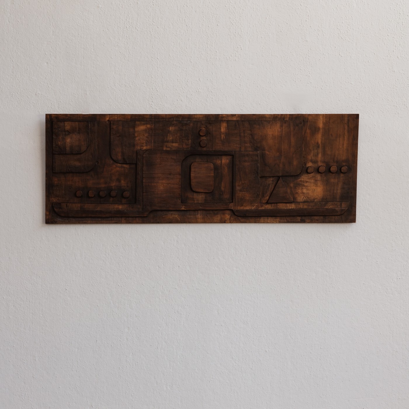 Nerone & Patuzzi Sculptural Wooden Wall Panel for NP2, 1973, 1970s