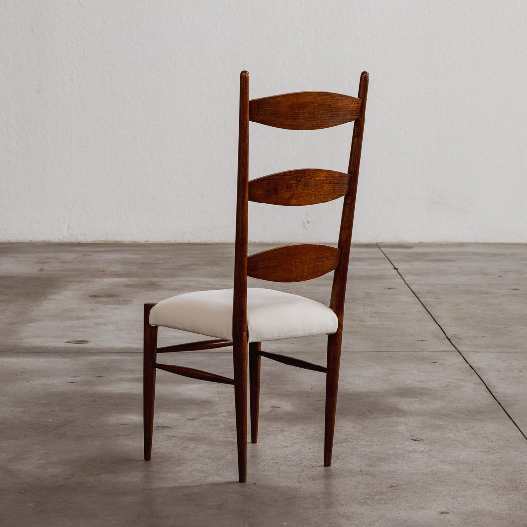 Paolo Buffa Sculptural Dining Chairs for Galdino Maspero, 1948, Set of 10, 1940s
