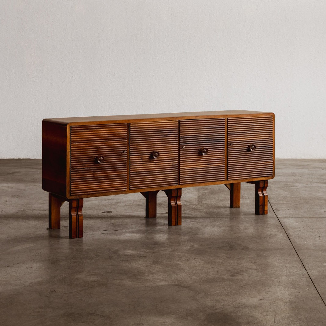 Paolo Buffa Ribbed Buffet for Serafino Arrighi, 1952, 1952