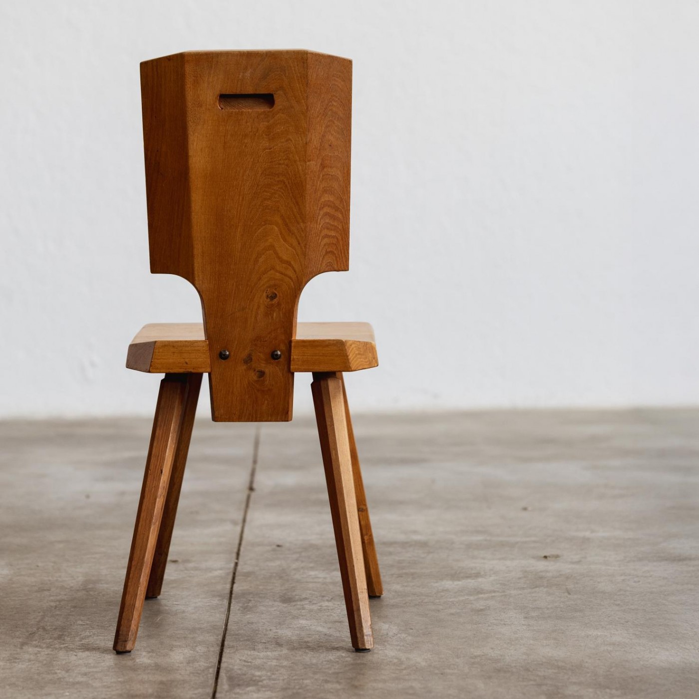 Pierre Chapo T21B "Sfax" Table & "S28" Chairs for Atelier Pierre Chapo, Wood, France, 1970s, 1970s