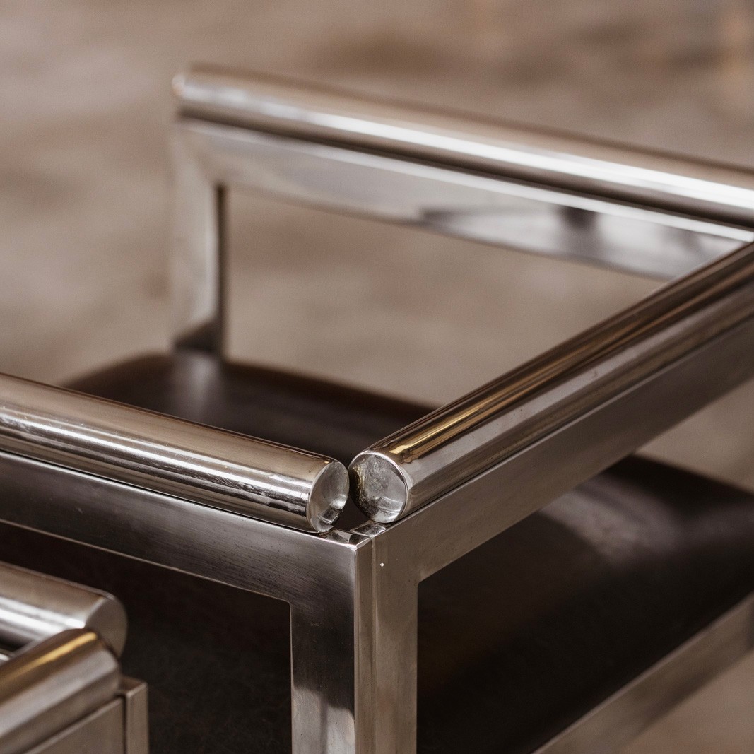 Renato Zevi Dining Chairs for Zevi & C., 1980s, 1980s