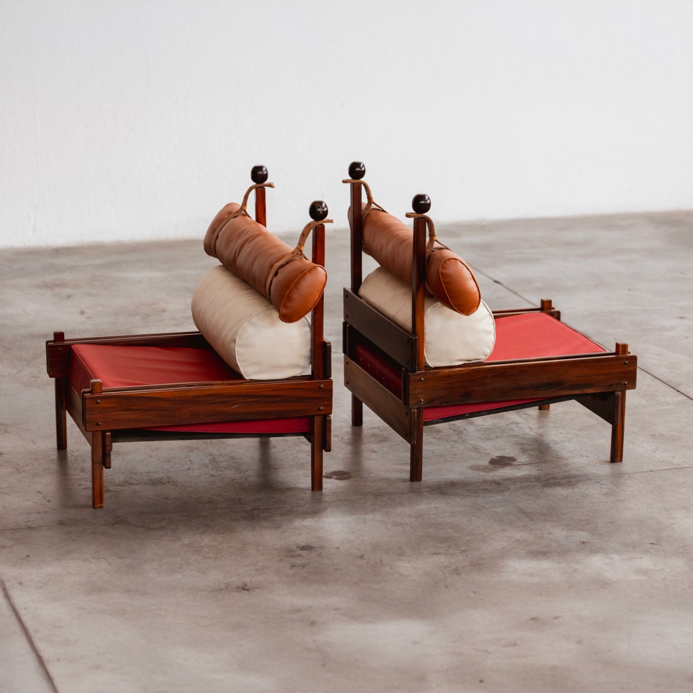 Sergio Rodrigues “Tonico” Lounge Chairs for Meia Pataca, 1963, Set of 2, 1969