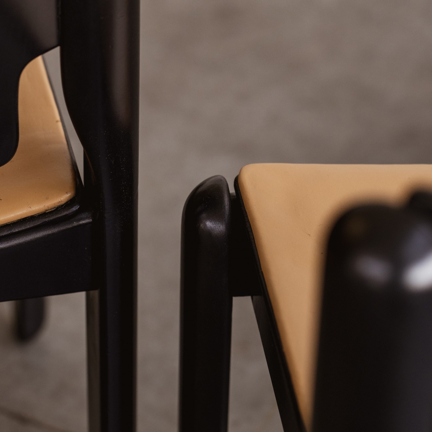 Vico Magistretti "122" Chairs for Cassina, 1967, Set of 6, 1967