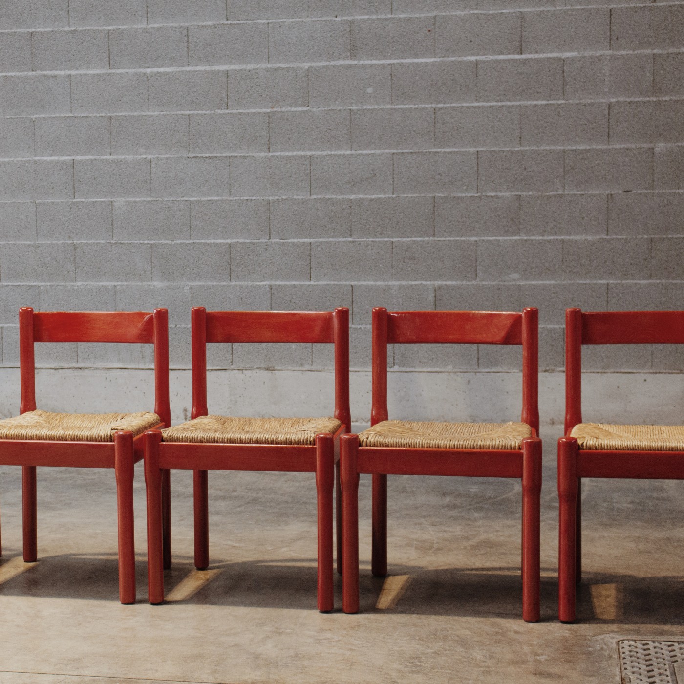 Vico Magistretti "Carimate" Dining Chairs for Cassina, 1960, Set of 8, 1960