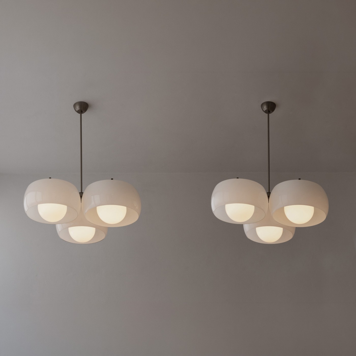 Vico Magistretti “Triclinio” Ceiling Lamp for Artemide, 1967, Set of 2, 1967