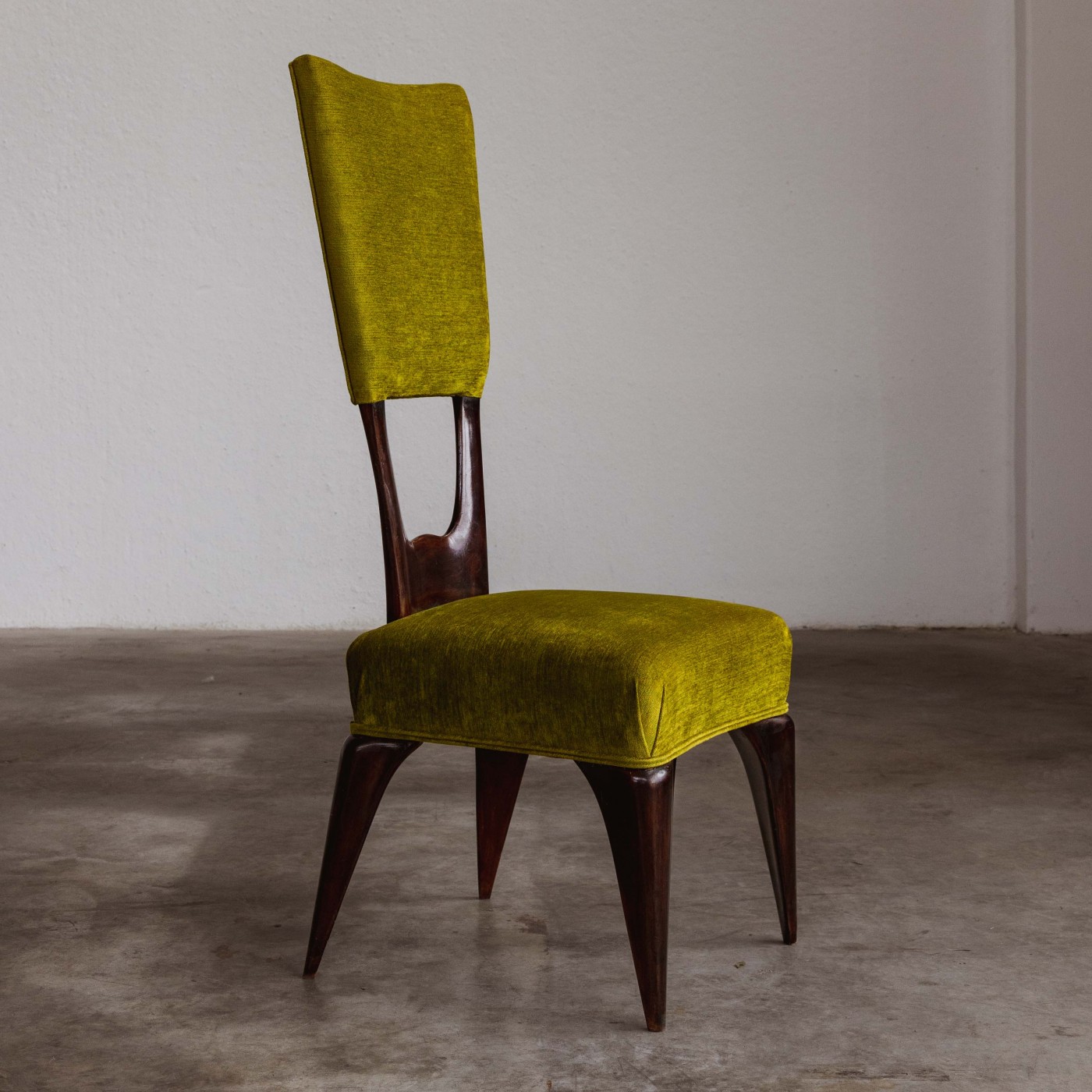 In The Style of Vittorio Valabrega Dining Chairs, 1950s, Set of 8, 1950s
