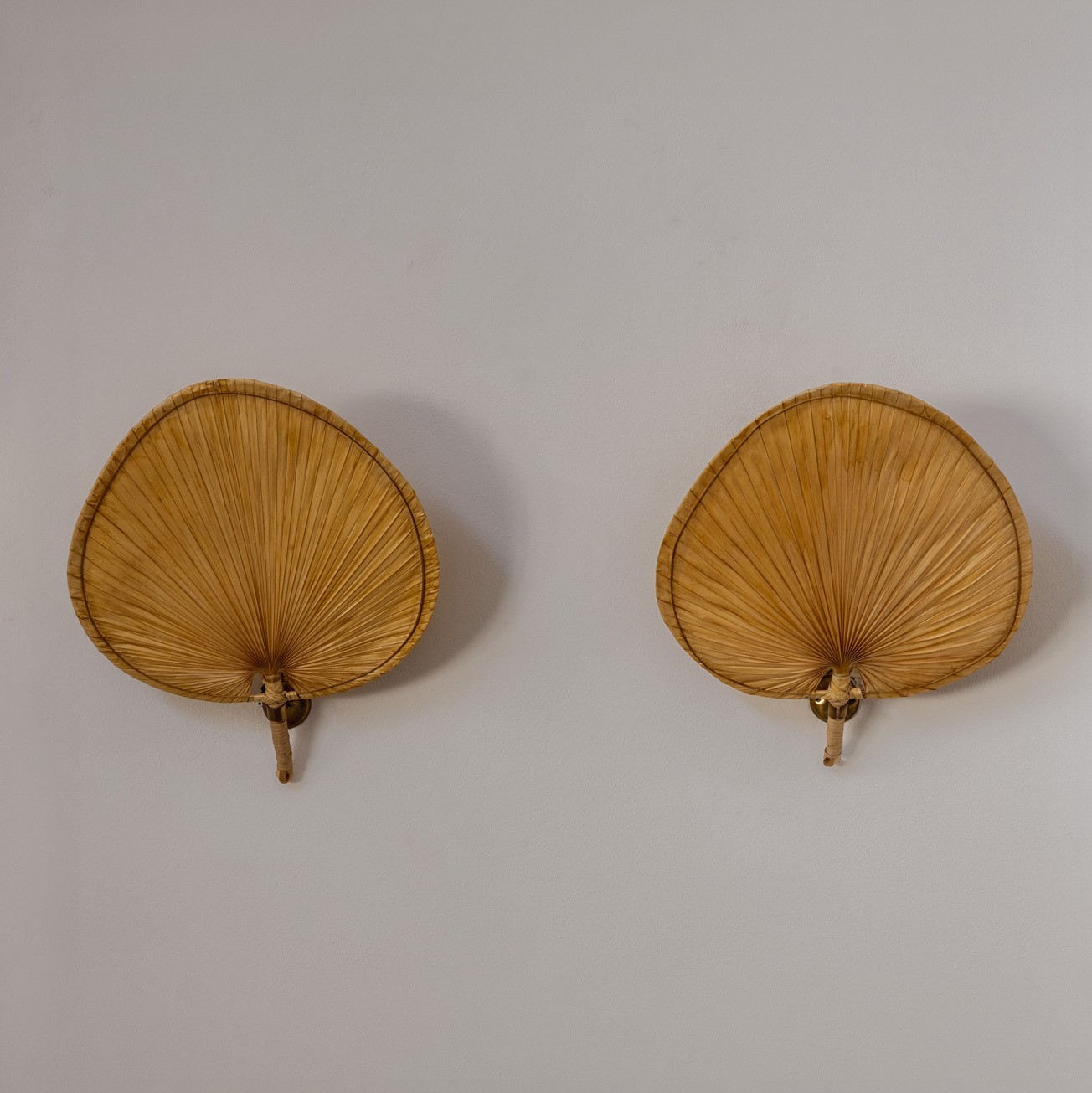 Vivai del Sud Lotus Leaf Wall Lights, 1970s, Set of 2, 1970s