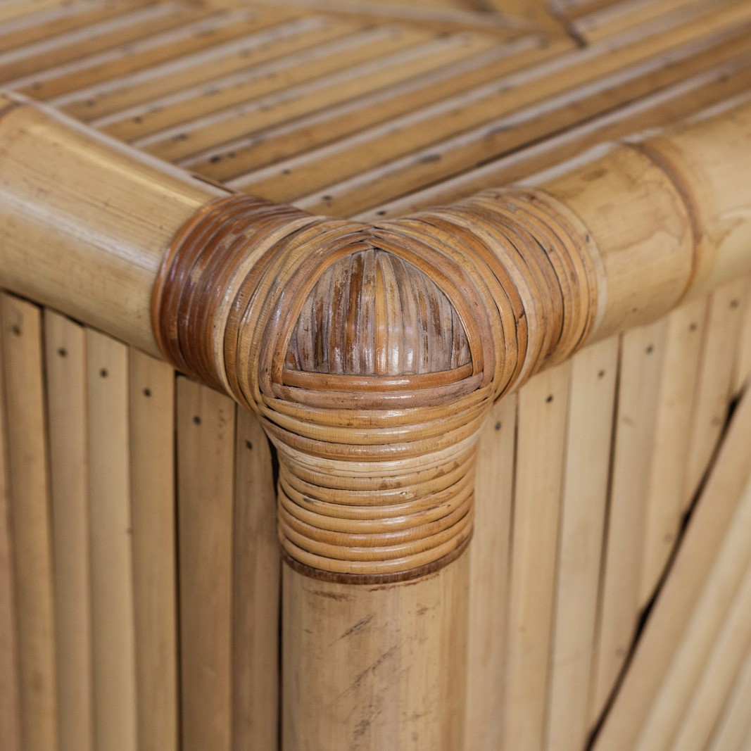 Vivai del Sud Sideboard in Bamboo, Italy, 1970s, 1970s